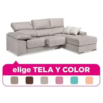 Sofa Chaise Longue, 4 Seater, climb A domicile, choose fabric and Color ref-82
Sofa Chaise Longue, 4 Seater, climb A domicile, choose fabric and Color ref-82