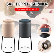 Manual Salt And Pepper Grinder With Dust Lid Refillable Glass Shaker Adjustable Coarseness Grinder For Sea Salt Black Pepper
Manual Salt And Pepper Grinder With Dust Lid Refillable Glass Shaker Adjustable Coarseness Grinder For Sea Salt Black Pepper
