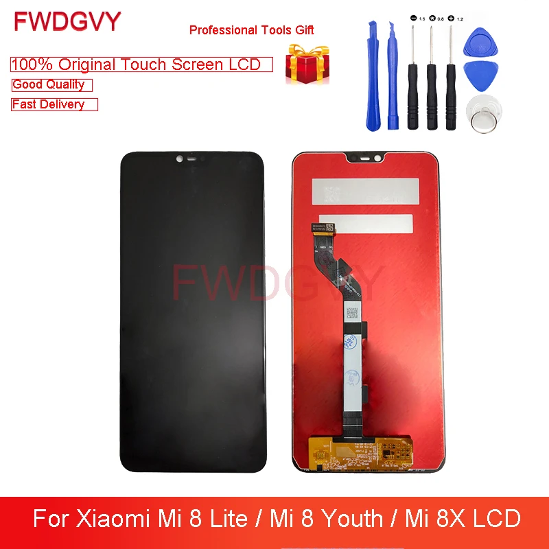 6.26 " Original For Xiaomi Mi 8 Lite/ Mi 8X / Mi 8 Youth LCD Display Digitizer Assembly 10 Point Touch Replacemennt Repair Parts
6.26 " Original For Xiaomi Mi 8 Lite/ Mi 8X / Mi 8 Youth LCD Display Digitizer Assembly 10 Point Touch Replacemennt Repair Parts