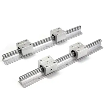 2pcs/Set 300mm SBR12 Linear Guide Rail Slide Shaft Rod With 4pc SBR12UU Linear Bearing Blocks For CNC Router Part
2pcs/Set 300mm SBR12 Linear Guide Rail Slide Shaft Rod With 4pc SBR12UU Linear Bearing Blocks For CNC Router Part