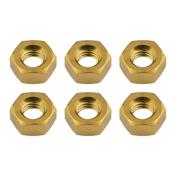 Xingxi 6Pcs Titanium Bolt Nut M5 M6 M8 Hexagon Screw Nuts Good Quality Titanium Alloy Fasteners
Xingxi 6Pcs Titanium Bolt Nut M5 M6 M8 Hexagon Screw Nuts Good Quality Titanium Alloy Fasteners