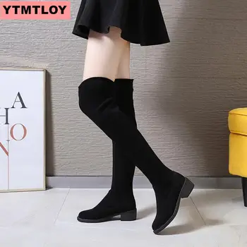2019 Winter Over Knee Boots Women Stretch Fabric Thigh High Sexy Women's Shoes Long Bota Feminina zapatos de mujer#66 
2019 Winter Over Knee Boots Women Stretch Fabric Thigh High Sexy Women's Shoes Long Bota Feminina zapatos de mujer#66