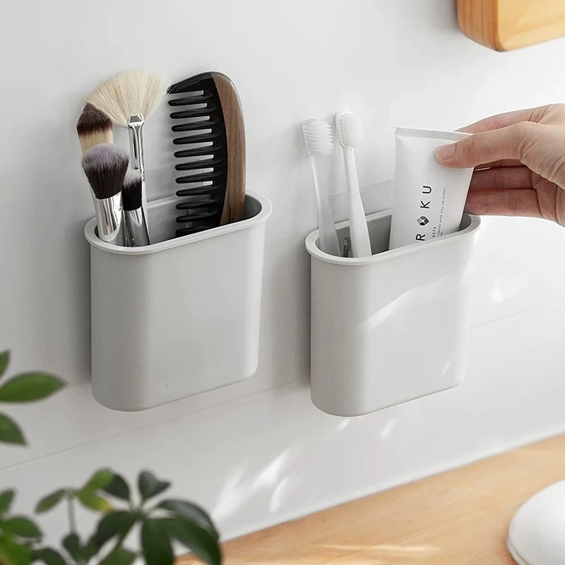 New 1PCS Wall Storage Box Toothbrush Holder Drainer Bathroom Accessories Wall Organizer Container Bin Kitchen Spices Storage Box
New 1PCS Wall Storage Box Toothbrush Holder Drainer Bathroom Accessories Wall Organizer Container Bin Kitchen Spices Storage Box