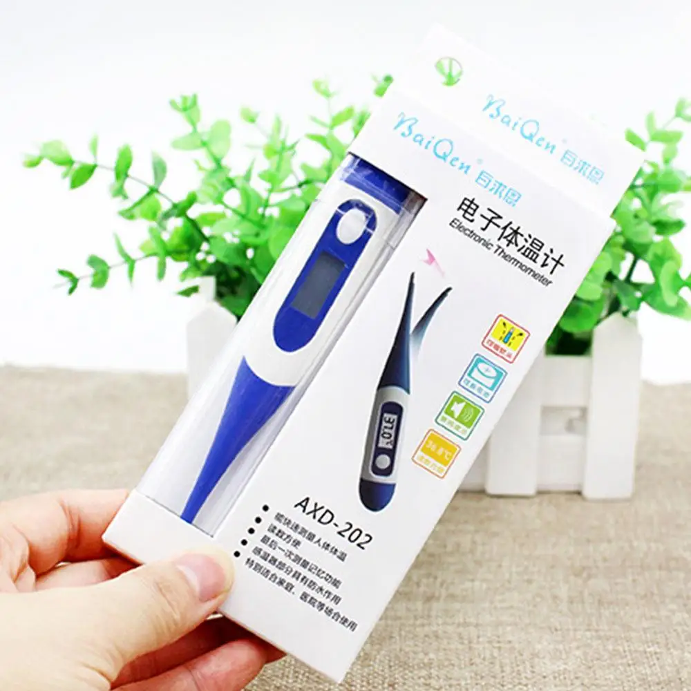 with LCD Oral Thermometer Soft Head Laser Measurement Waterproof Practical Yellow Black Temperature Measurement Tool Convenient
with LCD Oral Thermometer Soft Head Laser Measurement Waterproof Practical Yellow Black Temperature Measurement Tool Convenient