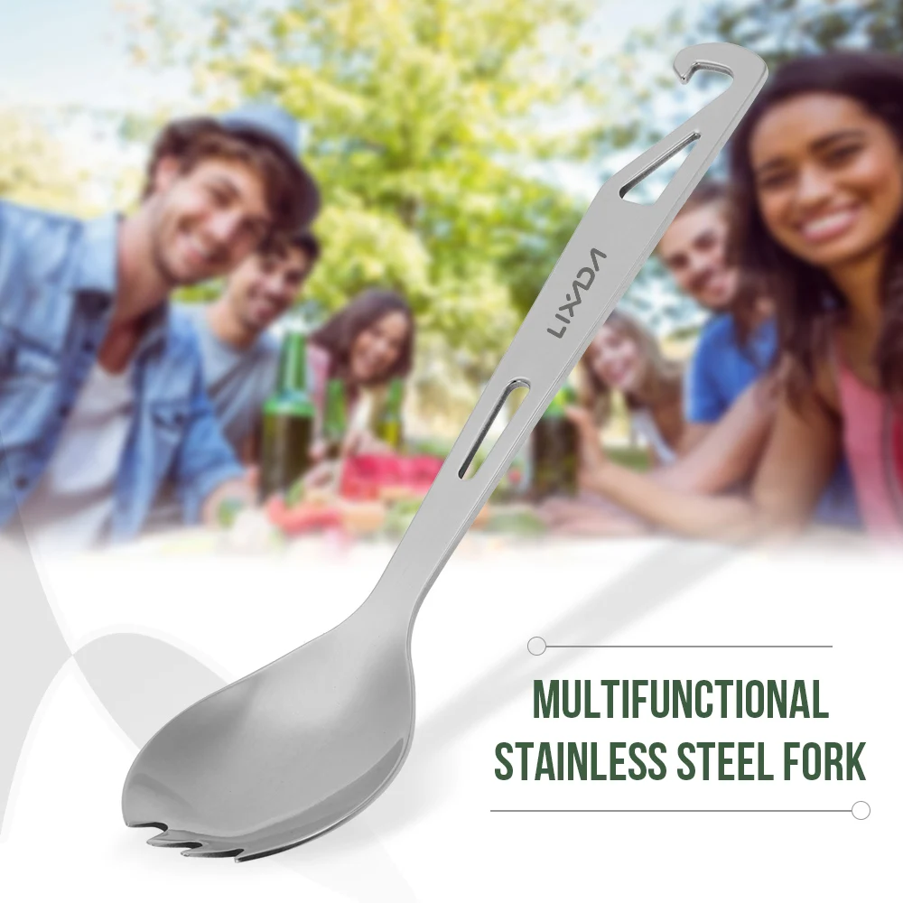 Lixada Titanium Folding Spoon Spork Outdoor Tableware Outdoor Camping Cookware Lightweight Folded Flatware For Camping Picnic
Lixada Titanium Folding Spoon Spork Outdoor Tableware Outdoor Camping Cookware Lightweight Folded Flatware For Camping Picnic