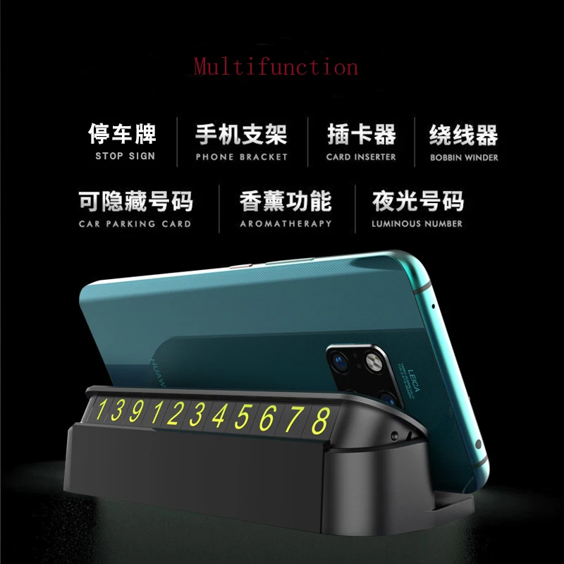 Car Luminous Temporary Parking Card Car Phone Holder Multi-Function Hidden Creative Temporary Parking Card
Car Luminous Temporary Parking Card Car Phone Holder Multi-Function Hidden Creative Temporary Parking Card