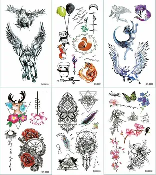 Watercolor Flower Floral Temporary Tattoos Sticker Wolf Drawing with Wings Body Art Arm Fake Panda Tatoo for Kids Flash Tatto
Watercolor Flower Floral Temporary Tattoos Sticker Wolf Drawing with Wings Body Art Arm Fake Panda Tatoo for Kids Flash Tatto