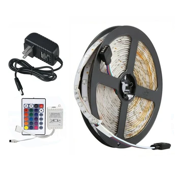 5M 300Leds 2835 Smd Rgb Led Light Strip + 24 Key Ir Remote Controller Non-Waterproof Dc12V Flexible Lighting Us Plug
5M 300Leds 2835 Smd Rgb Led Light Strip + 24 Key Ir Remote Controller Non-Waterproof Dc12V Flexible Lighting Us Plug