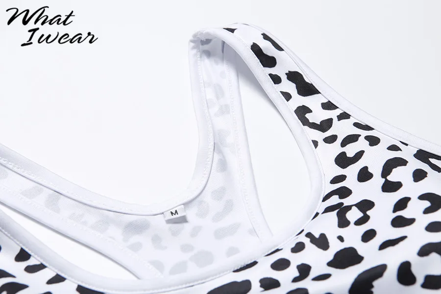 Women summer sets 2 pieces leopard print hot selling sporting suits sportwear stretched crop top high waitst leggings