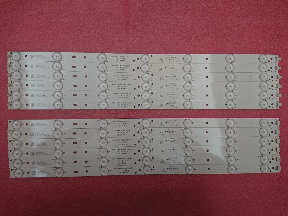 New 5set=60 PCS LED strip for LE50D8900 4708-K500WA-A1213K1 4708-K500WB-A1213K11 K500WD-A K500WD-B 471R1P13
New 5set=60 PCS LED strip for LE50D8900 4708-K500WA-A1213K1 4708-K500WB-A1213K11 K500WD-A K500WD-B 471R1P13