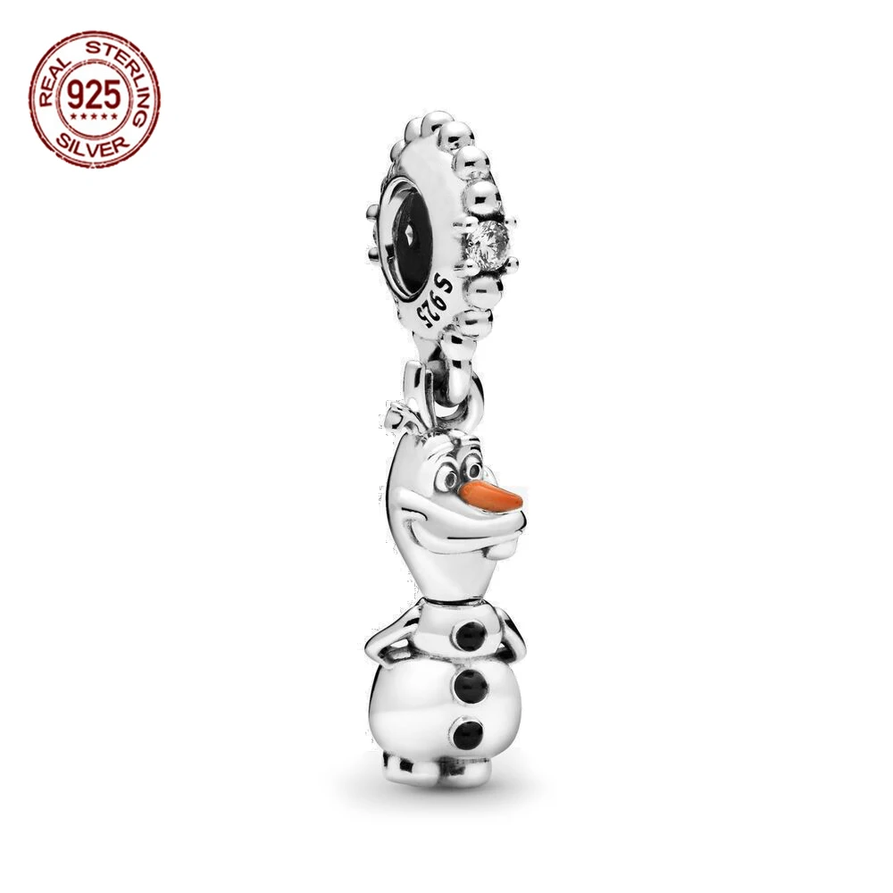 925 Sterling Silver Beads Charm Fit Original Pandora Bracelets Necklaces Freeze Olaf Dangle Charms Bead Jewelry for Women Gift
925 Sterling Silver Beads Charm Fit Original Pandora Bracelets Necklaces Freeze Olaf Dangle Charms Bead Jewelry for Women Gift