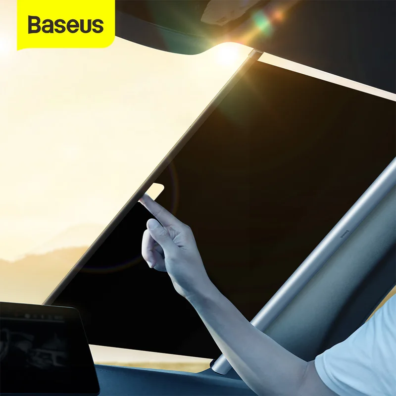 Baseus Car Sunshade Retractable Windshield Automatic sunshade curtain Car Front Window Foldable Windshield Sun Shade 58/64/CM
Baseus Car Sunshade Retractable Windshield Automatic sunshade curtain Car Front Window Foldable Windshield Sun Shade 58/64/CM