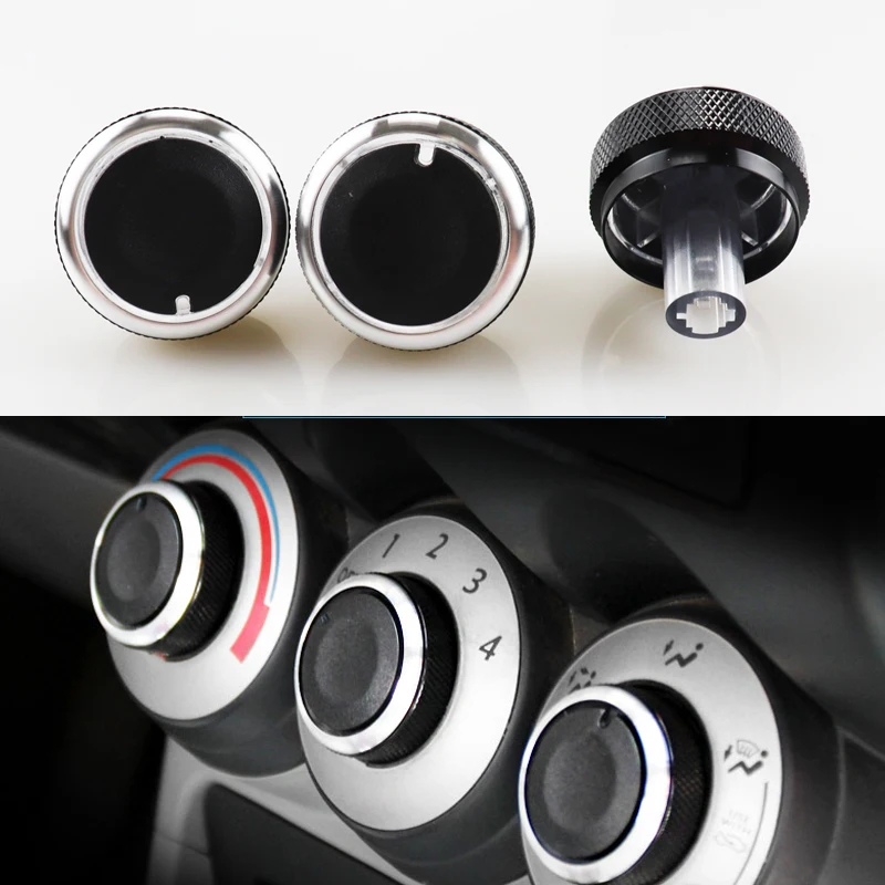 High Quality Aluminum Alloy Air Conditioning Knob Switch Cover Styles Sticker Heat Control For Honda CITY FIT CRIDER 3 PCS/Lot
High Quality Aluminum Alloy Air Conditioning Knob Switch Cover Styles Sticker Heat Control For Honda CITY FIT CRIDER 3 PCS/Lot