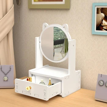 Makeup mirror desktop girl bedroom round mirror student bedroom cute desktop vanity mirror WJ030610
Makeup mirror desktop girl bedroom round mirror student bedroom cute desktop vanity mirror WJ030610