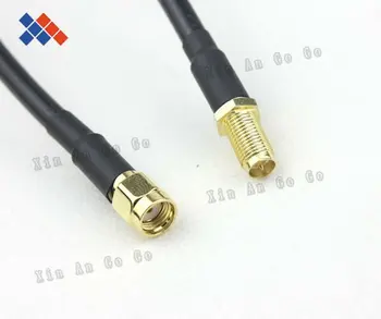 2PCS 3M WIFI cable RP-SMA male to RP-SMA female Antenna connector 3M RG58 cable,antenna extension cord Pigtail cable
2PCS 3M WIFI cable RP-SMA male to RP-SMA female Antenna connector 3M RG58 cable,antenna extension cord Pigtail cable