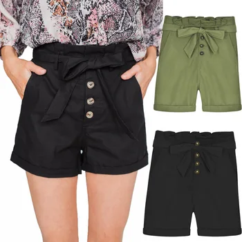 Women Cool Wide Leg Shorts 2019 Spring Summer Casual Loose Button Lace Up Elastic Waist Shorts
Women Cool Wide Leg Shorts 2019 Spring Summer Casual Loose Button Lace Up Elastic Waist Shorts