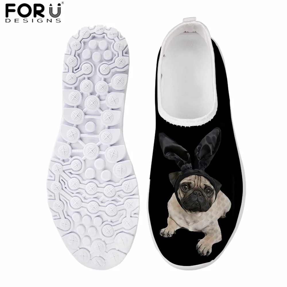 FORUDESIGNS Black Shoes Women Flats Mesh Loafers Animal Dog Pug Printed Spring Comfortable Slip-on Shoes Ladies Zapatos Mujer
FORUDESIGNS Black Shoes Women Flats Mesh Loafers Animal Dog Pug Printed Spring Comfortable Slip-on Shoes Ladies Zapatos Mujer
