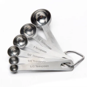 6pcs Measuring Spoons Seasoning Flour Measuring Baking Spoons Stainless Steel Measuring Spoons Cooking Cups Teaspoons Utensils
6pcs Measuring Spoons Seasoning Flour Measuring Baking Spoons Stainless Steel Measuring Spoons Cooking Cups Teaspoons Utensils