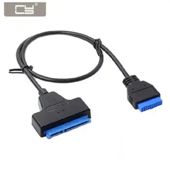 Chenyang 2.5 Inch SATA 22Pin SSD HDD to USB 3.0 Motherboard 19Pin 20Pin Header Cable 50cm
Chenyang 2.5 Inch SATA 22Pin SSD HDD to USB 3.0 Motherboard 19Pin 20Pin Header Cable 50cm