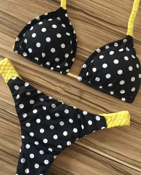 Girls ties halter brazilian push up bikini braided swimwear biquini strappy bandage swimsuit beach wear bathing suit women KD16
Girls ties halter brazilian push up bikini braided swimwear biquini strappy bandage swimsuit beach wear bathing suit women KD16