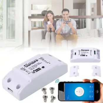Sonoff Wifi Wireless Remote Smart Switch Smart Home Automation Module Universal Amazon ALEXA Voice Control APP Voice Control
Sonoff Wifi Wireless Remote Smart Switch Smart Home Automation Module Universal Amazon ALEXA Voice Control APP Voice Control