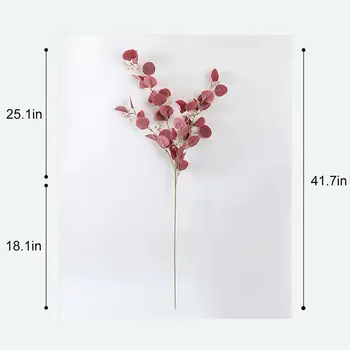 5PCS 106cm Wedding Faux Leaf Branch Simulated Eucalyptus Vase Branch Greenery Branch
5PCS 106cm Wedding Faux Leaf Branch Simulated Eucalyptus Vase Branch Greenery Branch