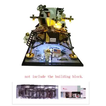 MODIKER 10266 Stacking Blocks USB LED Light Building Block Accessory Modified Kit for 11 Lunar Module 10266 Children Kit
MODIKER 10266 Stacking Blocks USB LED Light Building Block Accessory Modified Kit for 11 Lunar Module 10266 Children Kit