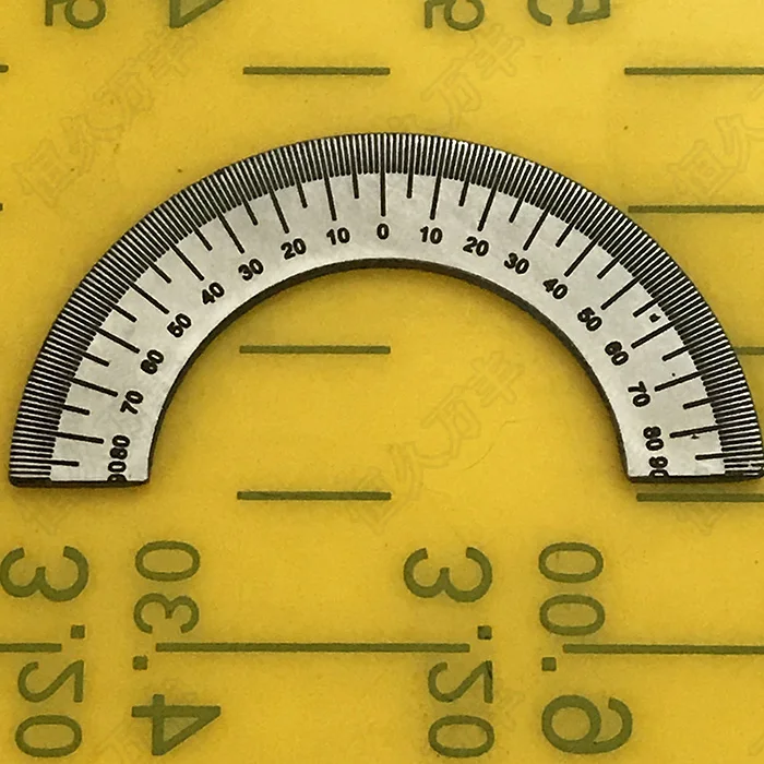 Outer Diameter: 49 mm Semi-Circular Dial, Precision Semi-Circular Dial, Small Semi-Circular Angle Dial 49 # 31 # 2
Outer Diameter: 49 mm Semi-Circular Dial, Precision Semi-Circular Dial, Small Semi-Circular Angle Dial 49 # 31 # 2
