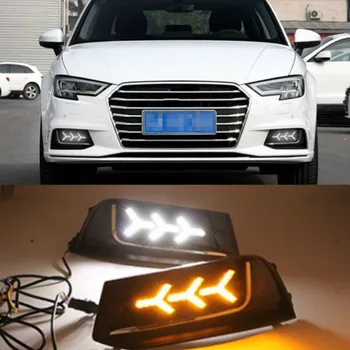 2pcs For Audi A3 2017-2019 Yellow Turn Signal Function Car DRL Waterproof 12V LED Daytime Running Light Fog Lamp Bulb
2pcs For Audi A3 2017-2019 Yellow Turn Signal Function Car DRL Waterproof 12V LED Daytime Running Light Fog Lamp Bulb