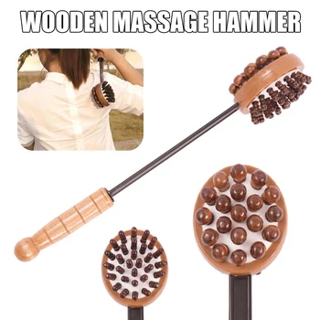 Double Sided Wooden Body Massage Hammer Elastic Multifunctional Massage Tool Massager KG66
Double Sided Wooden Body Massage Hammer Elastic Multifunctional Massage Tool Massager KG66