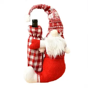 Christmas Swedish Gnome Champagne Red Wine Bottle Cover Protector Bag Decoration 
Christmas Swedish Gnome Champagne Red Wine Bottle Cover Protector Bag Decoration