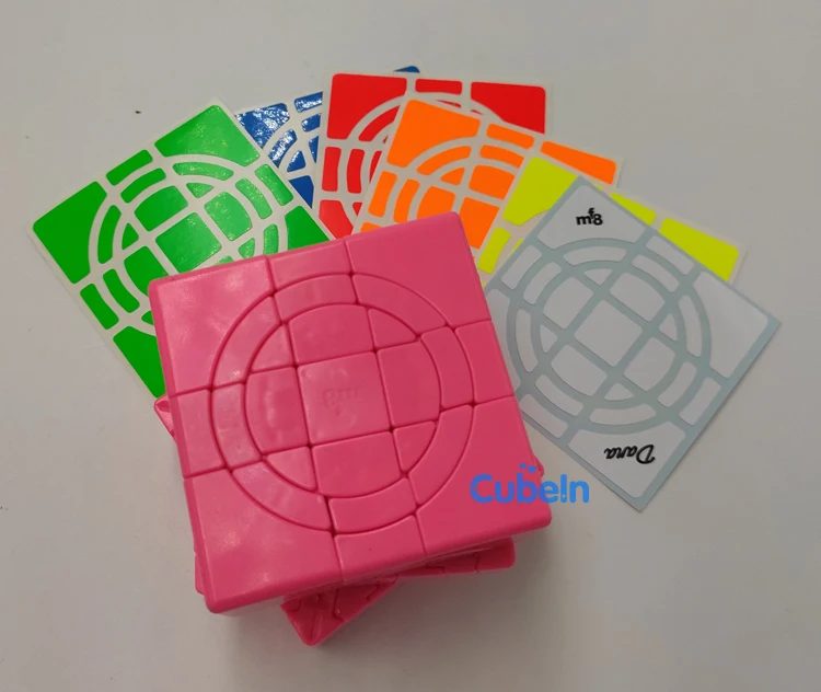 MF8 Double Crazy 3x3 Cube Black/Pink ограниченная версия для коллекции подарков идеи на