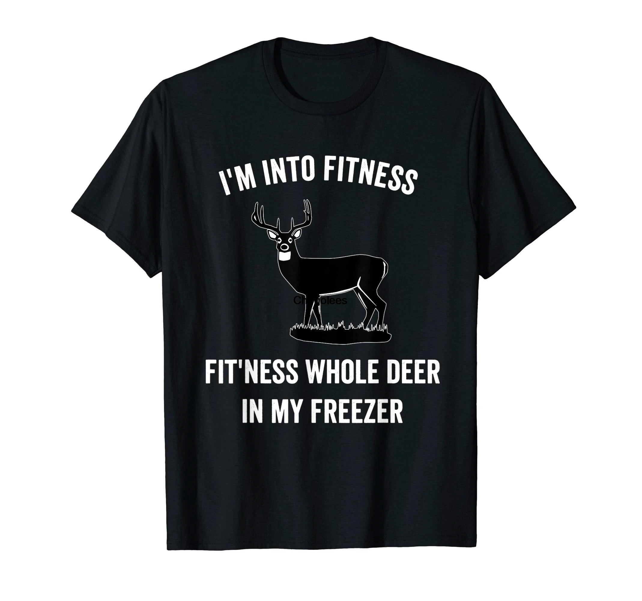 Я занят фитнесом забавная шутка охота на оленя подарок для охотников футболка |