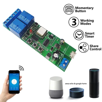 for Ewelink Wireless WiFi Smart Home Switch Module WiFi Inching Relay Momentary/Self-Locking/Interlock for Alexa Google Home IFT
for Ewelink Wireless WiFi Smart Home Switch Module WiFi Inching Relay Momentary/Self-Locking/Interlock for Alexa Google Home IFT