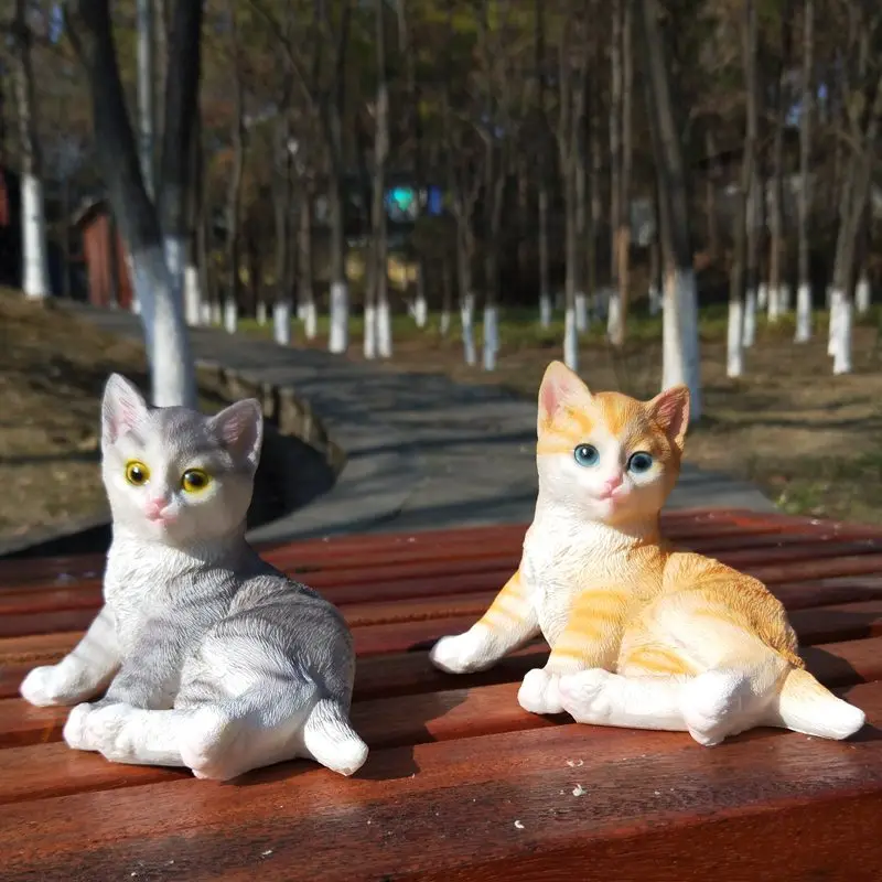 Pastoral Simulation Animal Cute Cat Resin Accessories Garden Table Figurines Crafts Balcony Courtyard Villa Sculpture Decoration
Pastoral Simulation Animal Cute Cat Resin Accessories Garden Table Figurines Crafts Balcony Courtyard Villa Sculpture Decoration