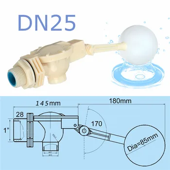 1'' Adjustable Plastic Float Ball Valve Automatic Fill Float Ball Valve Water Control Switch For Water Tower Water Tank Aquarium
1'' Adjustable Plastic Float Ball Valve Automatic Fill Float Ball Valve Water Control Switch For Water Tower Water Tank Aquarium