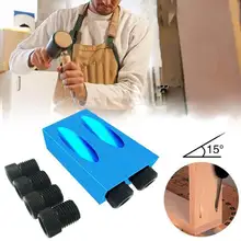 15 Degree Oblique Hole Locator Angle Drilling Locator Aluminium Woodworking Drill Bits Jig Clamp Kit Guide Wood Hand Tools
15 Degree Oblique Hole Locator Angle Drilling Locator Aluminium Woodworking Drill Bits Jig Clamp Kit Guide Wood Hand Tools