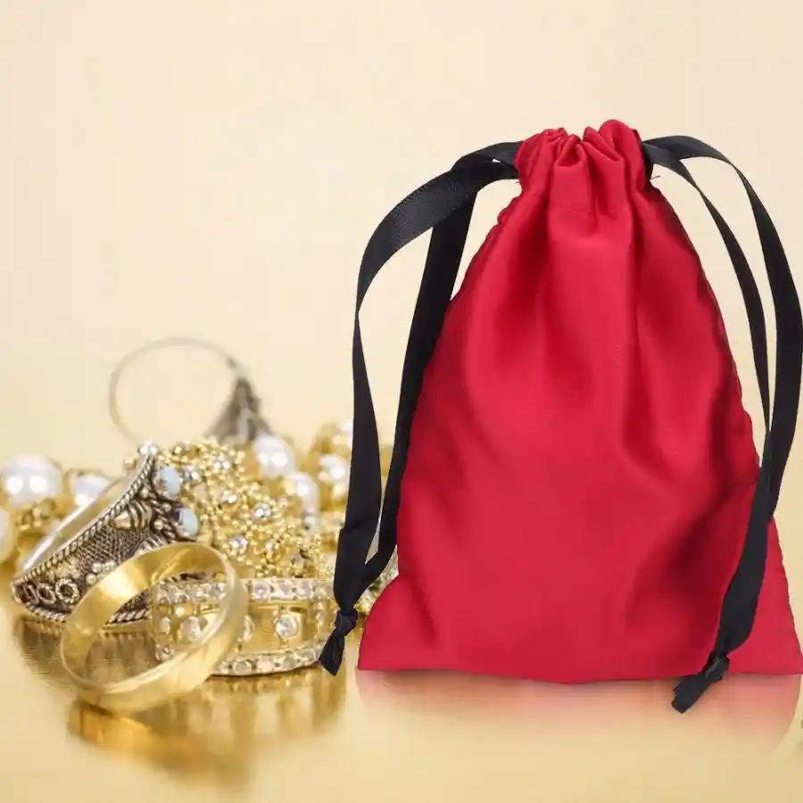 10pcs/set jewelry bag portable multi-functional drawstring pouch