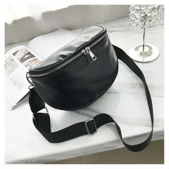 Fashion Women PU Leather Waist Pack Black Haft Moon Bag For Ladies Purse Messenger Shoulder Bag Pretty Waterproof
Fashion Women PU Leather Waist Pack Black Haft Moon Bag For Ladies Purse Messenger Shoulder Bag Pretty Waterproof