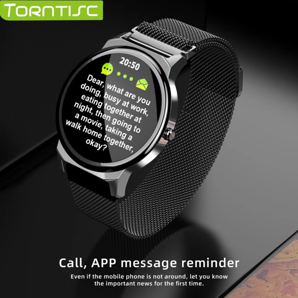Torntisc 1.3 Inch Full Round and Touch Smart Watch Heart Rate Monitor Blood Pressure For Men and Women Smartwatch
Torntisc 1.3 Inch Full Round and Touch Smart Watch Heart Rate Monitor Blood Pressure For Men and Women Smartwatch