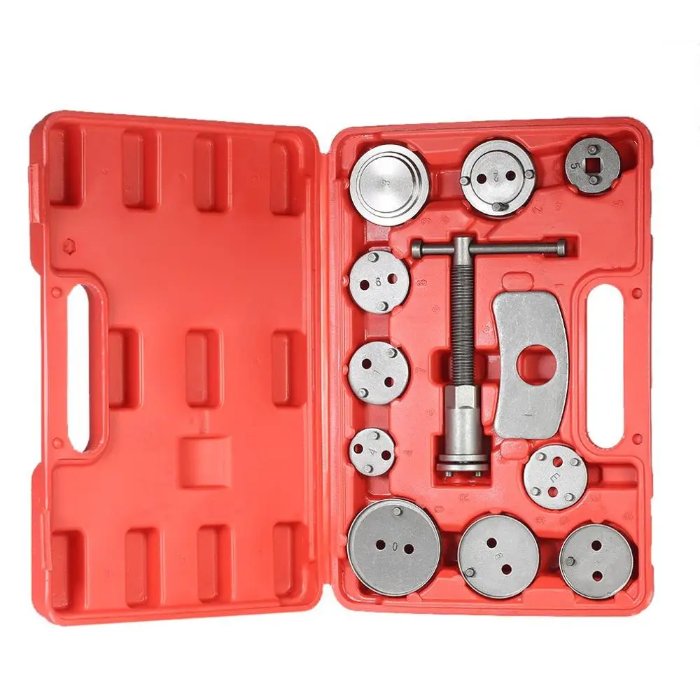 12pcs Auto Universal Disc Brake Caliper Car Wind Back Pad Piston Compressor Automobile Garage Repair Tool Kit
12pcs Auto Universal Disc Brake Caliper Car Wind Back Pad Piston Compressor Automobile Garage Repair Tool Kit