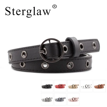 106*1.8cm Vintage woman belts brands black Small round buckle leather straps for girls dress thin white waist belts woman N186
106*1.8cm Vintage woman belts brands black Small round buckle leather straps for girls dress thin white waist belts woman N186
