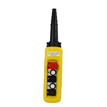 XAC-A4913 Rain-Proof Crane Control Button, 4-Button Double Speed with Emergency Stop
XAC-A4913 Rain-Proof Crane Control Button, 4-Button Double Speed with Emergency Stop