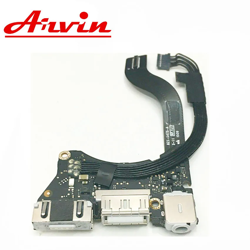 Подлинная аудиоплата USB ввода/вывода A1465 разъем постоянного тока для MacBook Air 11