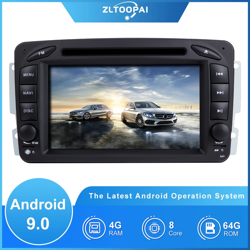ZLTOOPAI Octa Core Car Multimedia Player 2 Din Car Radio GPS Android 9 For Mercedes Benz CLK W209 Vito W639 Viano DVD Player
ZLTOOPAI Octa Core Car Multimedia Player 2 Din Car Radio GPS Android 9 For Mercedes Benz CLK W209 Vito W639 Viano DVD Player