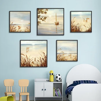 Beach Landscape Decorative Painting Sunset Seascape Canvas Poster Nordic Decoration Home Wall Pictures for Living Room Decor
Beach Landscape Decorative Painting Sunset Seascape Canvas Poster Nordic Decoration Home Wall Pictures for Living Room Decor