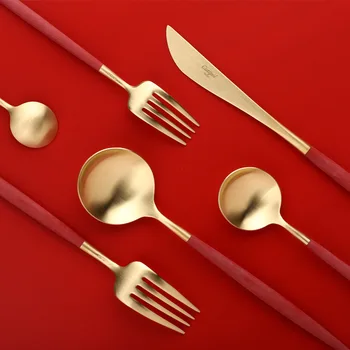 Dinnerware Set 304 Stainless Steel Cutlery Korean Square Handle Color Fork Spoon Coated Silverware Set Kitchen Tableware Set
Dinnerware Set 304 Stainless Steel Cutlery Korean Square Handle Color Fork Spoon Coated Silverware Set Kitchen Tableware Set