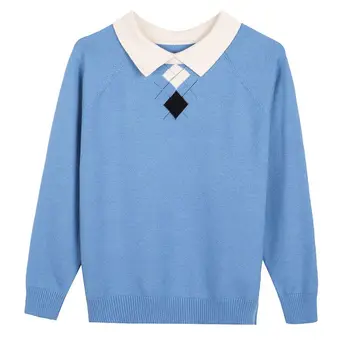 2020 Women Autumn Polo Collar Knit Stripe Sweater Solid Color Long-Sleeved Casual Wild Slim Bottoming Tops New
2020 Women Autumn Polo Collar Knit Stripe Sweater Solid Color Long-Sleeved Casual Wild Slim Bottoming Tops New