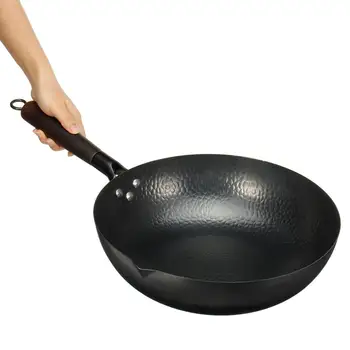 Non-stick Pan 32cm Handmade Chinese Iron Frying Pan No-Coating Kitchen Wok Skillet Kitchen Cooking Tools Glass/Wood Lid Cookware
Non-stick Pan 32cm Handmade Chinese Iron Frying Pan No-Coating Kitchen Wok Skillet Kitchen Cooking Tools Glass/Wood Lid Cookware