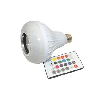 E27 LED Music Bulb Wireless Bluetooth Speaker Bulb Smart RGB RGBW Dimmable Player Audio Light Lamp with 24 Keys Remote Control
E27 LED Music Bulb Wireless Bluetooth Speaker Bulb Smart RGB RGBW Dimmable Player Audio Light Lamp with 24 Keys Remote Control